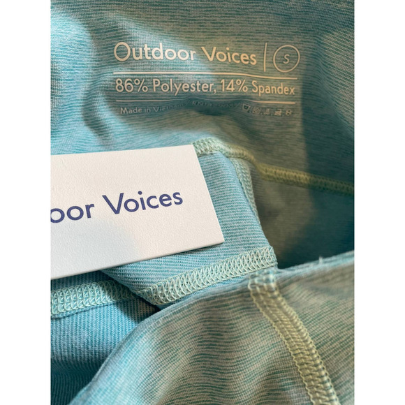 Outdoor Voices 7/8 Warm Up Legging in Pool Blue - Size S - New - Picture 4 of 4